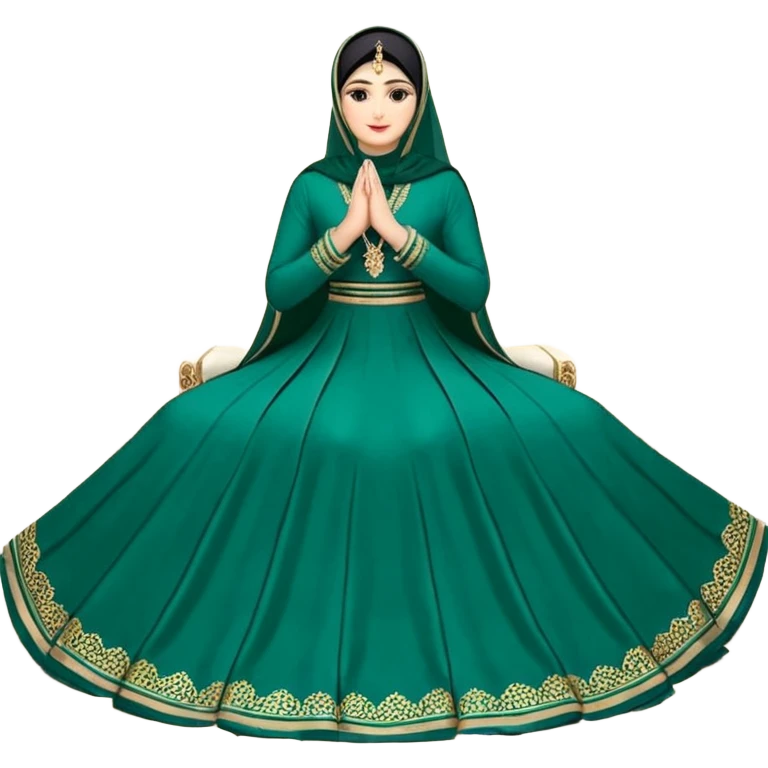 دختری با چشمان درشت لپ دارد موهای چتری مشکی و مژه های بلند emoji