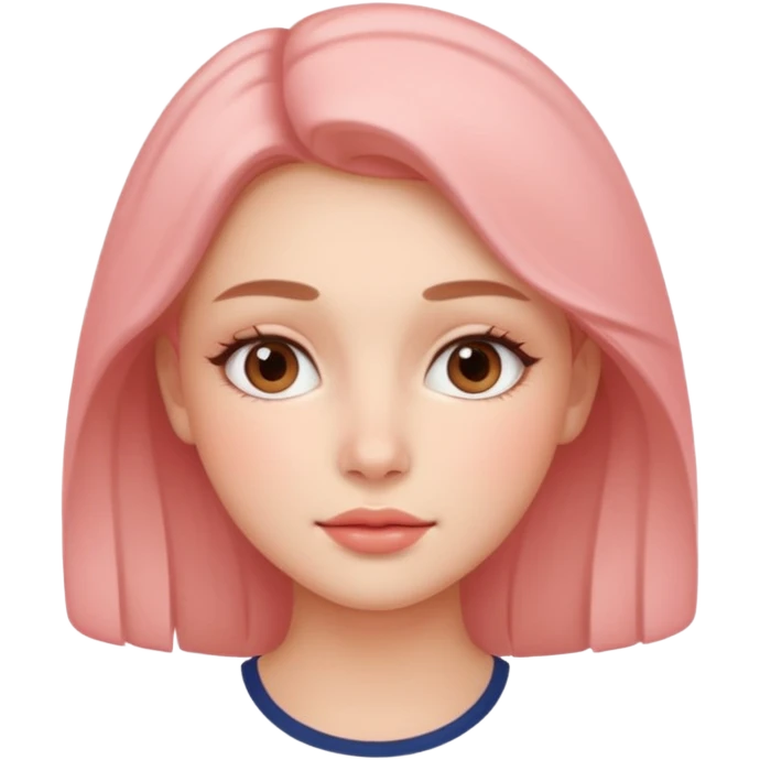 Casula style woman face emoji