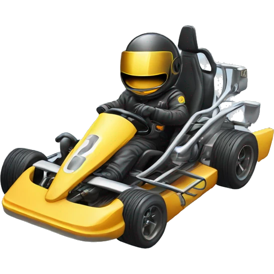 Go kart with jet engine emoji