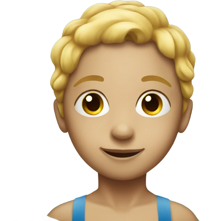 Child swimming emoji