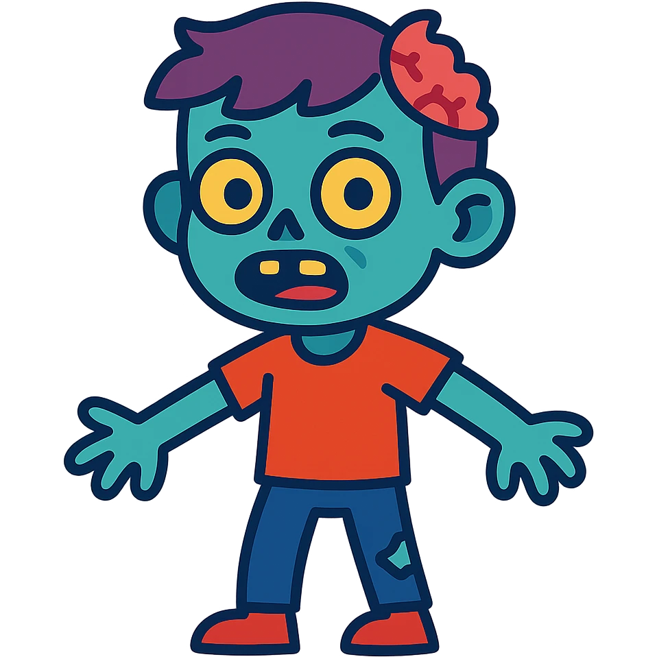 zombie boy avatar emoji