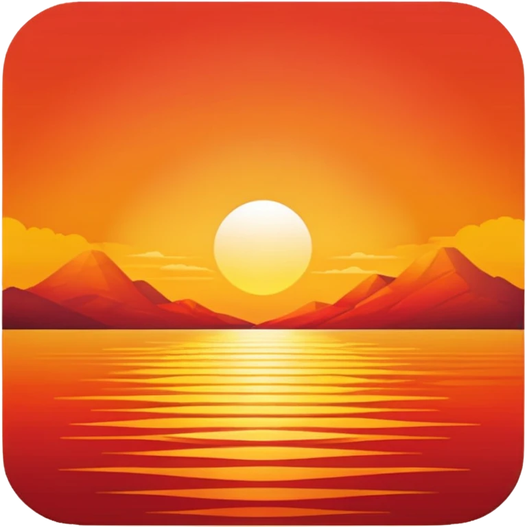sunset emoji