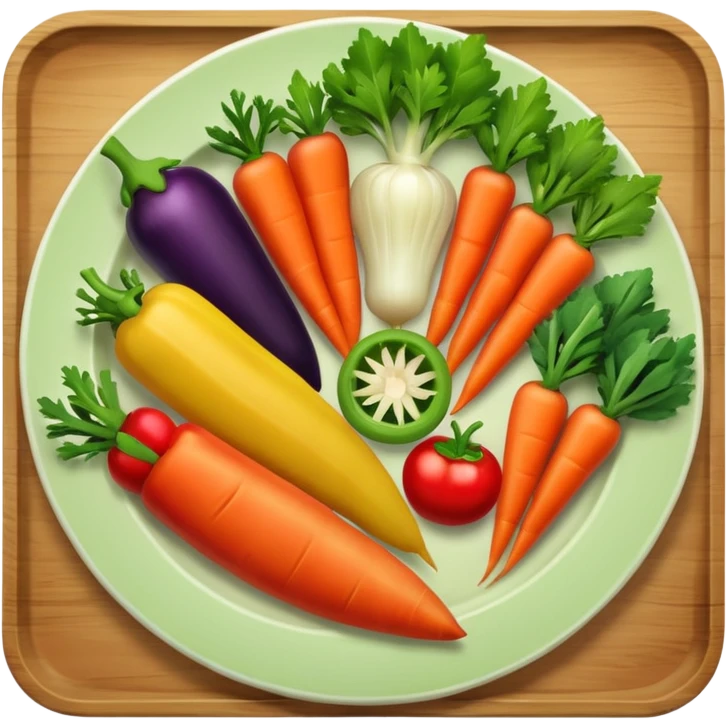 veggie plate emoji