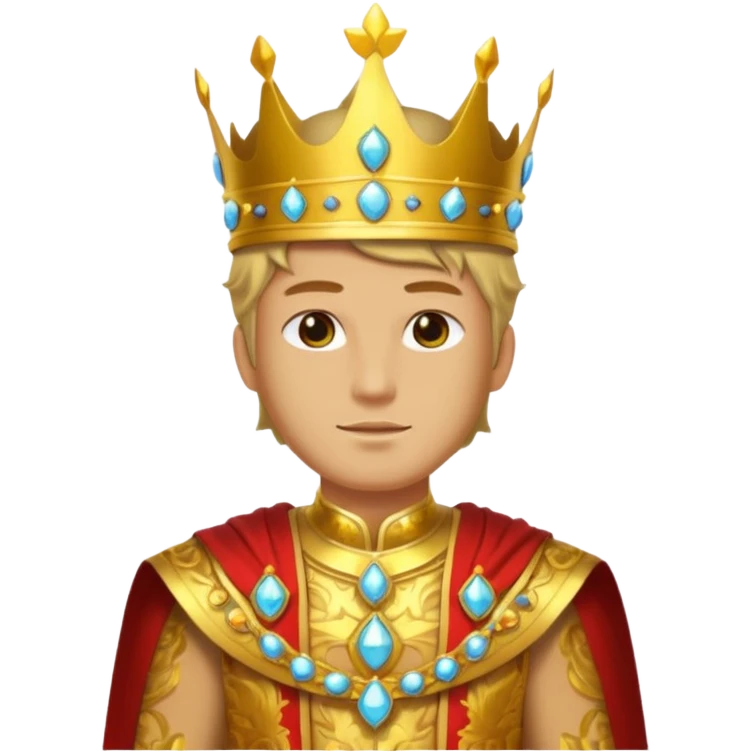 a portrait of sun emperor emoji