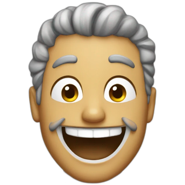 Une sourire qui rirz emoji