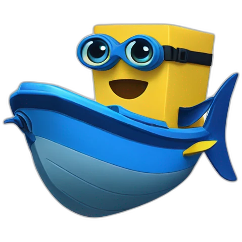 dory with a controller emoji