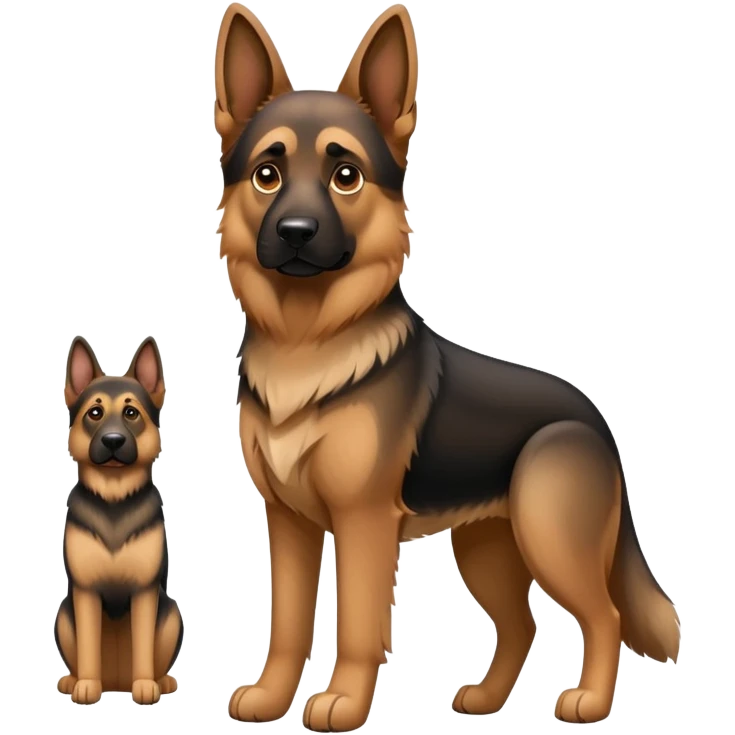 German Shepard  emoji
