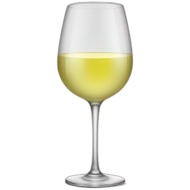 white wine glass emoji