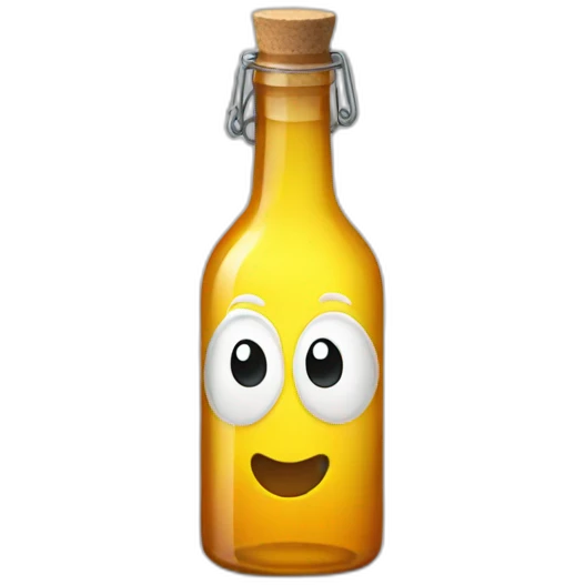 glass bottle emoji