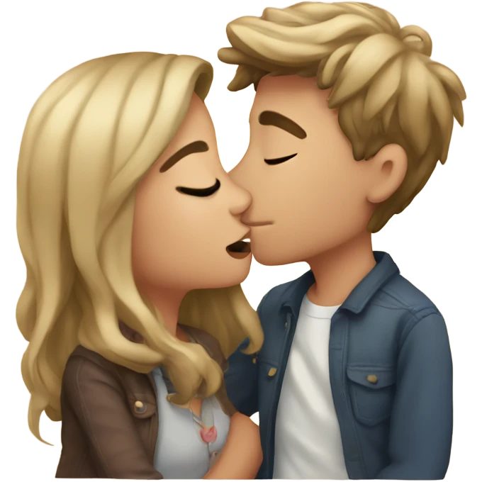 Owen kissing Bailee emoji
