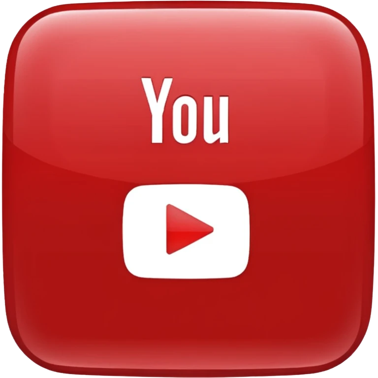 You Tube Logo emoji