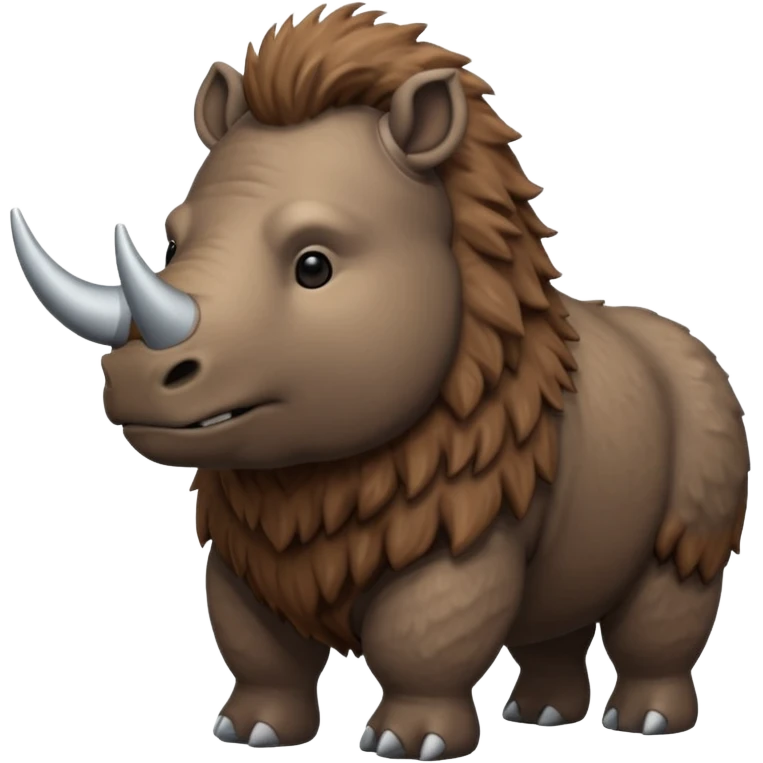 Woolly rhino emoji emoji