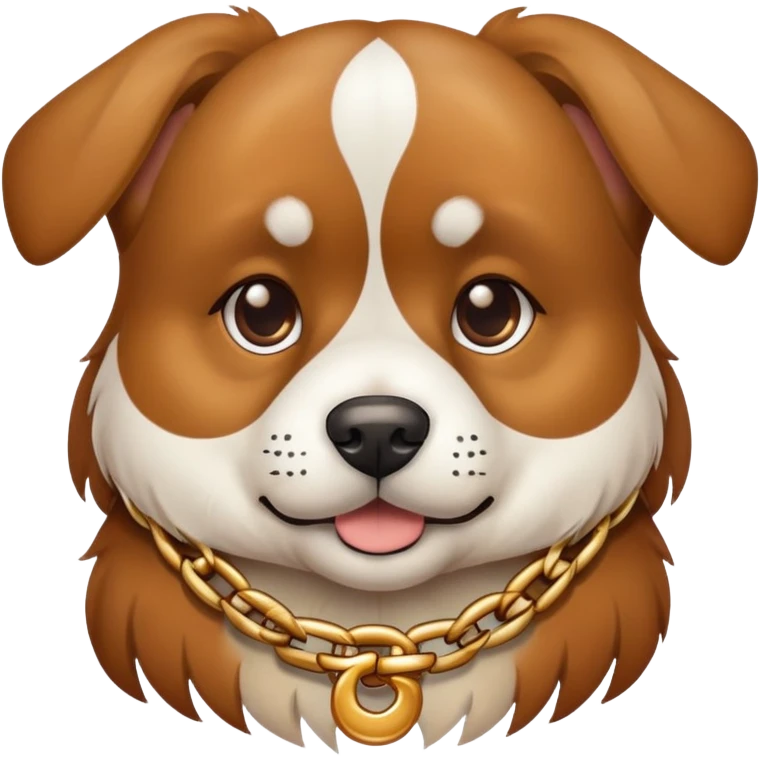 Dog wearing chain  emoji