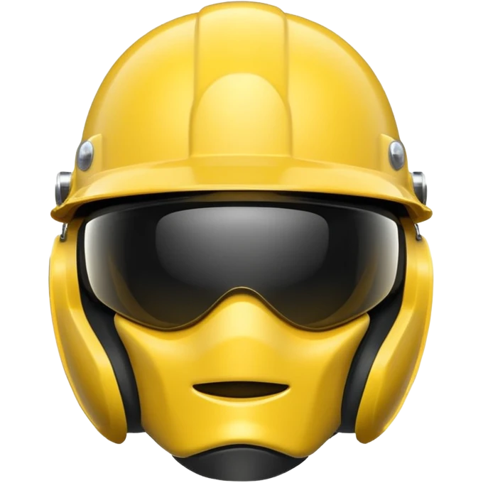 yellow helmet  emoji