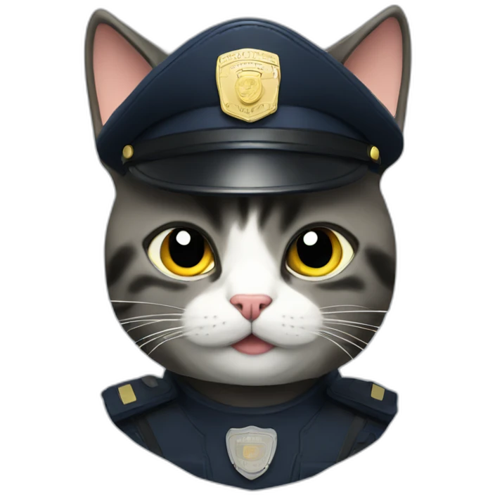 Cat police emoji