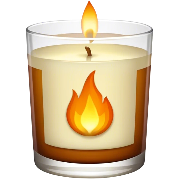 woody bergamot scented candle emoji