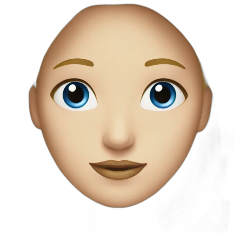 a woman with blue eyes and a woman with blond hair emoji