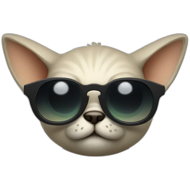 Grogu with sunglasses  emoji