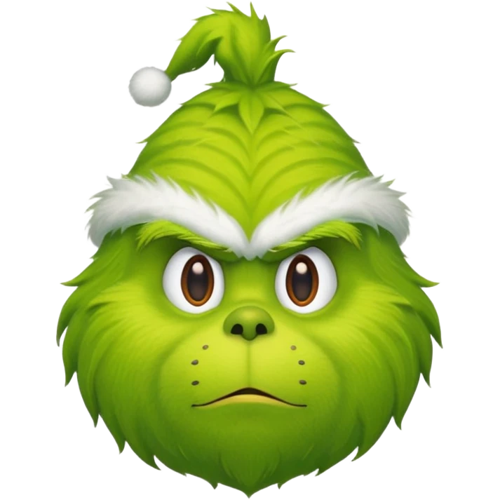 Grinch circle emoji