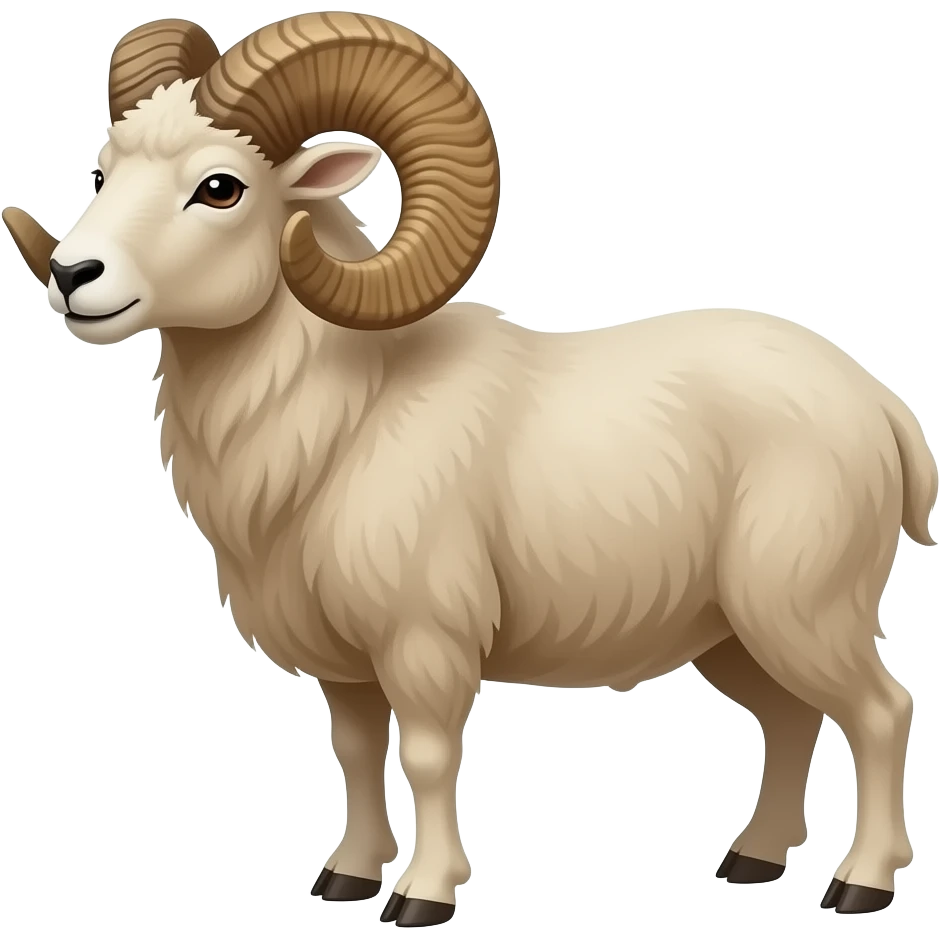Big Horn Sheep In Noto Google Style emoji
