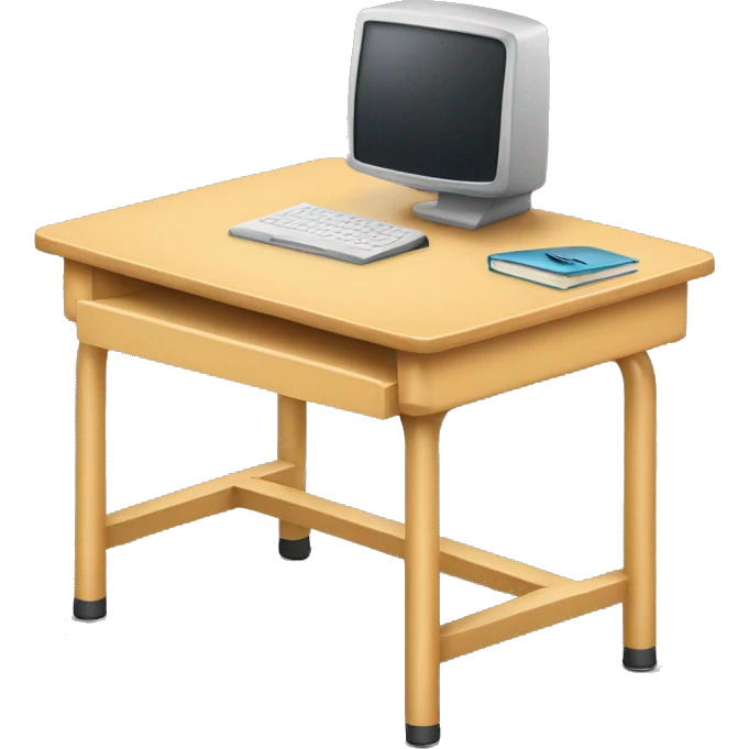elementary school classroom desk emoji