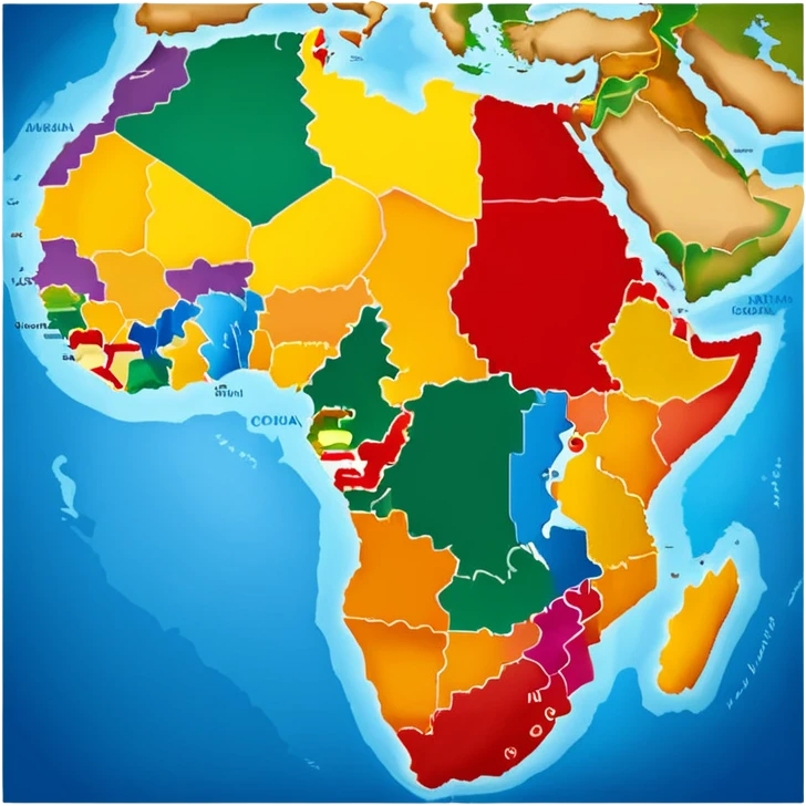 Africa mapa emoji