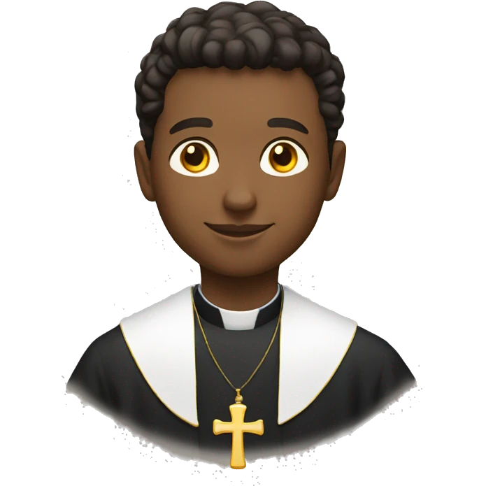 young priest emoji
