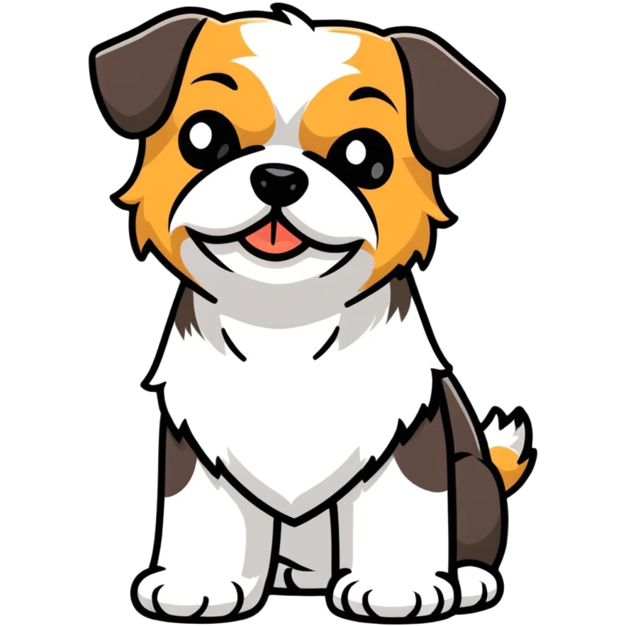Shih tzu terrier emoji