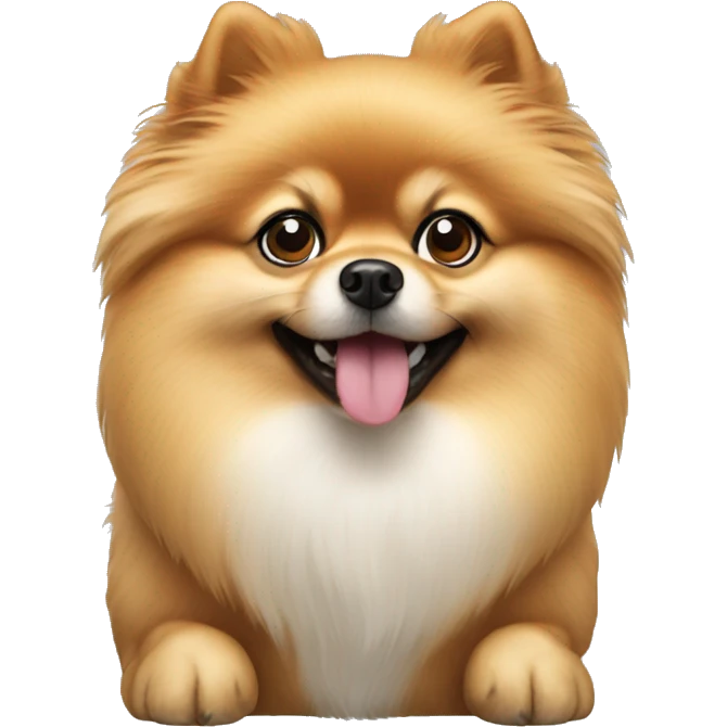 Pomeranian dog  emoji