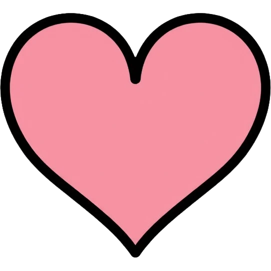 light pink heart emoji