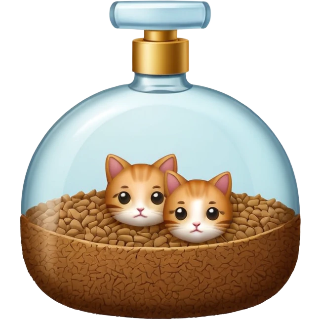 Kitty litter perfume emoji
