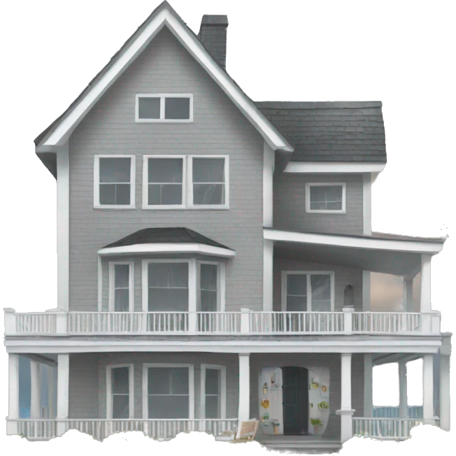 grey East coast summer home emoji