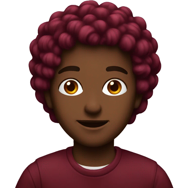 Burgundy aesthetic emoji emoji