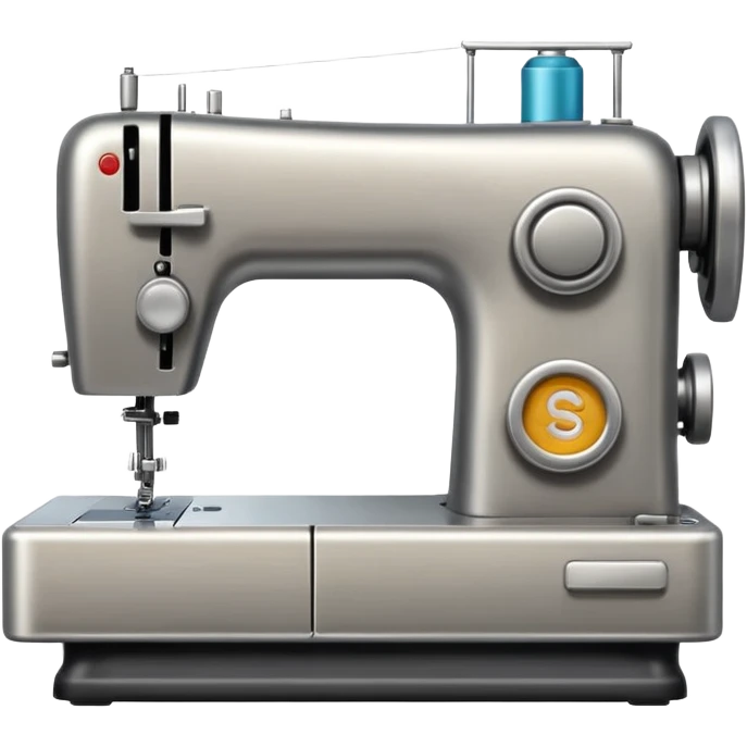 modern style sewing machine emoji