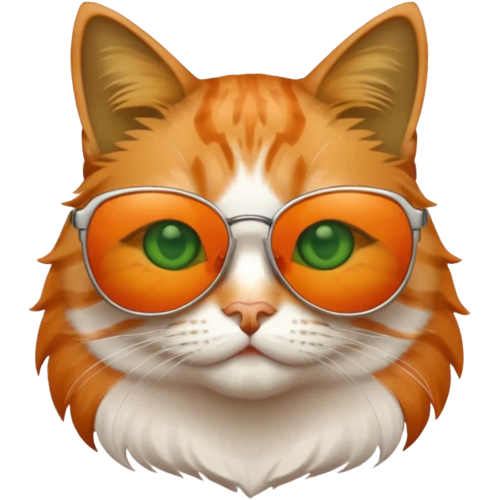 Cat wearing sunglasses emoji