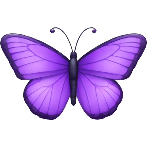 purple butterfly emoji