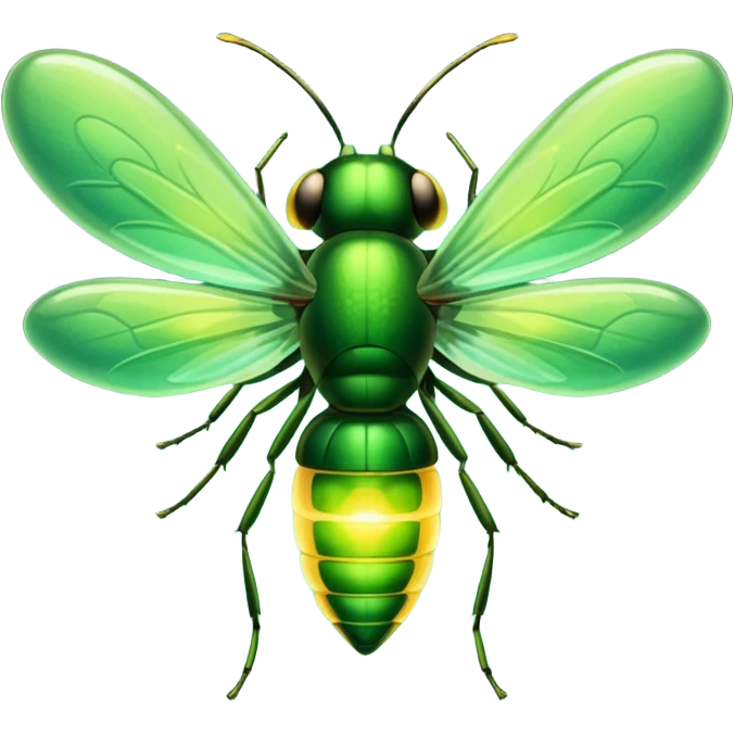 une luciole bien shinny  emoji