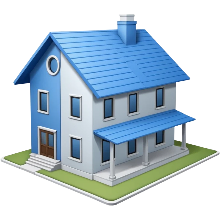 blueprint of house emoji