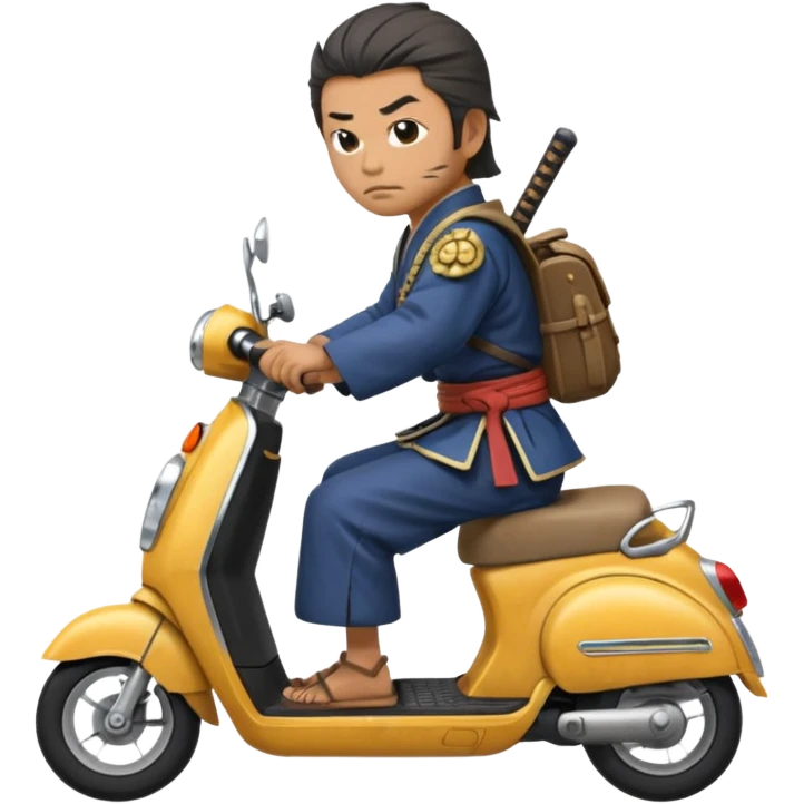 samurai drive scooter emoji