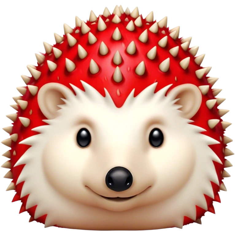 strawberry hedgehog emoji