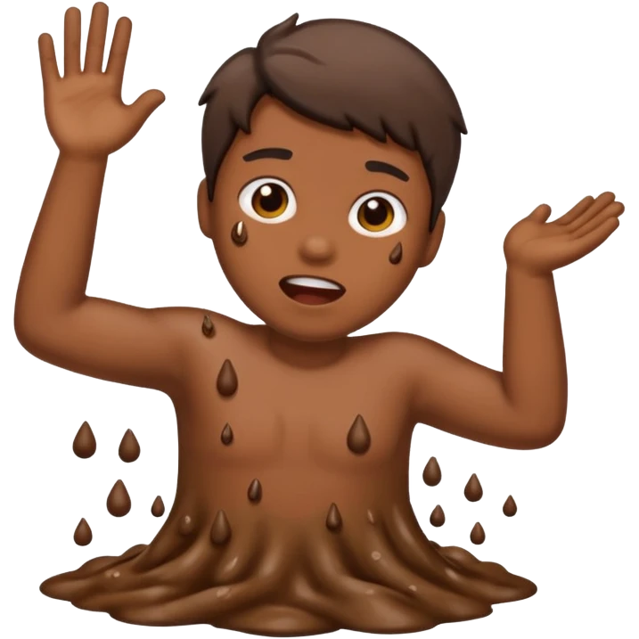 Throwing poop emoji