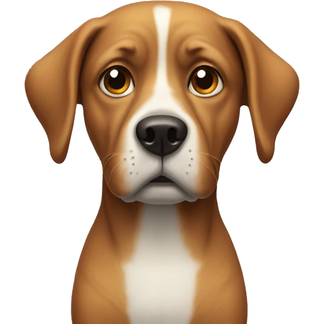 UnFriendly dog emoji