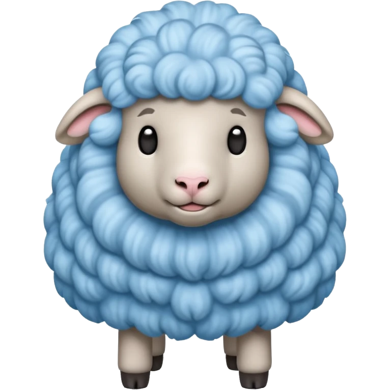 light blue sheep emoji
