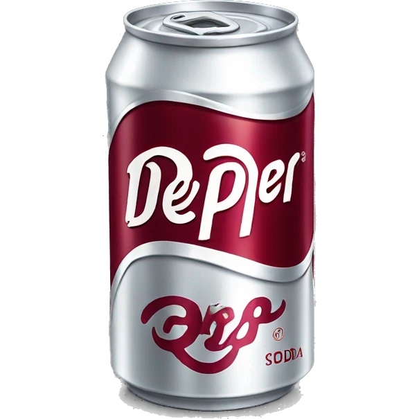 Dr. Pepper soda can emoji