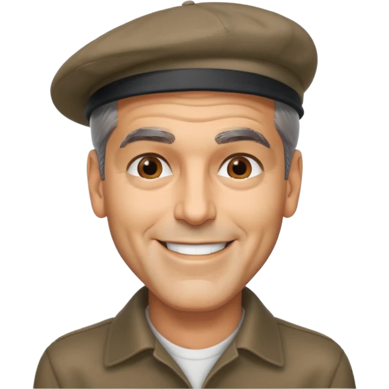 George clooney head slap emoji