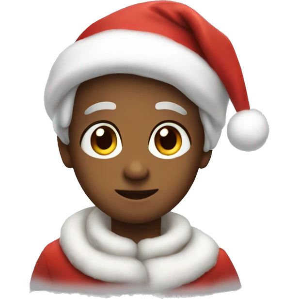 Cute christmas emoji
