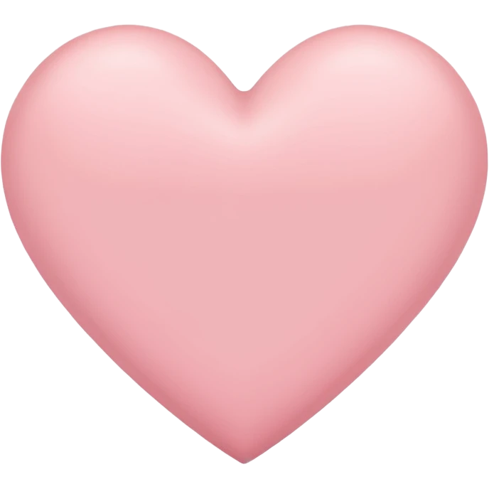 Light pink heart emoji