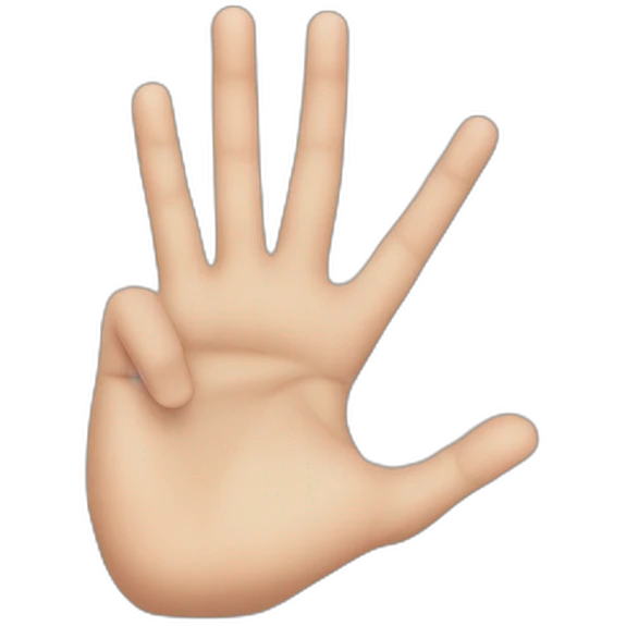 Boy hand art emoji
