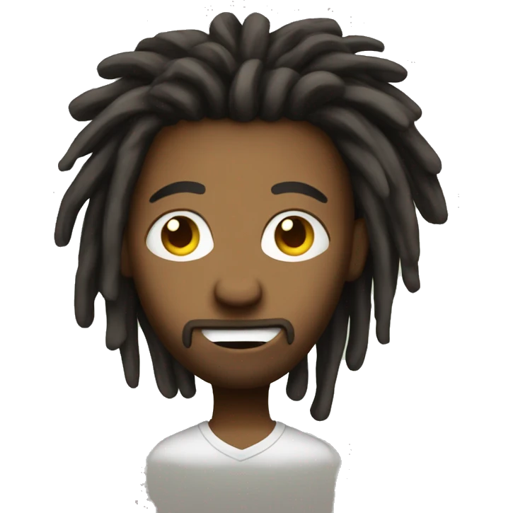 nonchalant dreadhead emoji