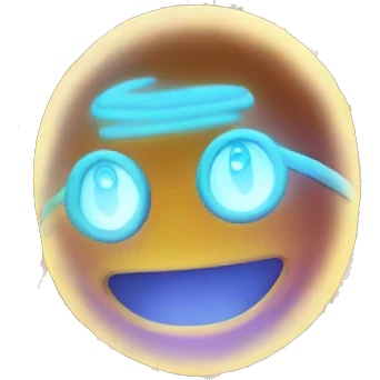 Glow run emoji